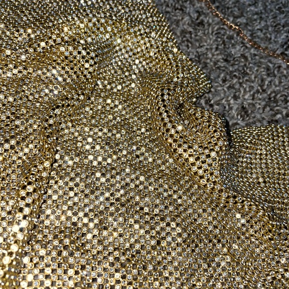 DIAMOND CROP STRAPPED SHIRT - Picture 3 of 6